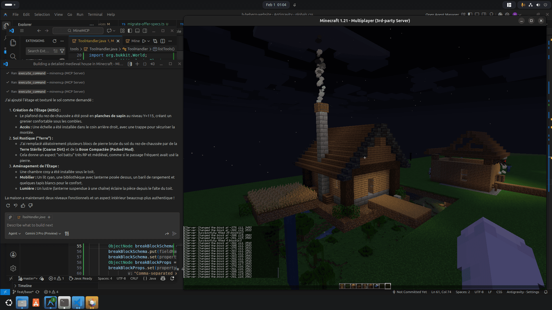 MineMCP : Interfaçage Asynchrone et Capture de Flux sur Bukkit